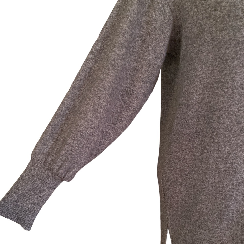 Maeve Anthropologie Gray Knit Oversized Cowl Neck Soft Sweater Dress - XXS - Picture 5 of 12